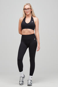 SNATCHED SEAMLESS SPORTS BRA- BLACK