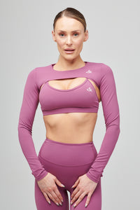 SLEEK TWO PIECE BRA SET- PURPLE