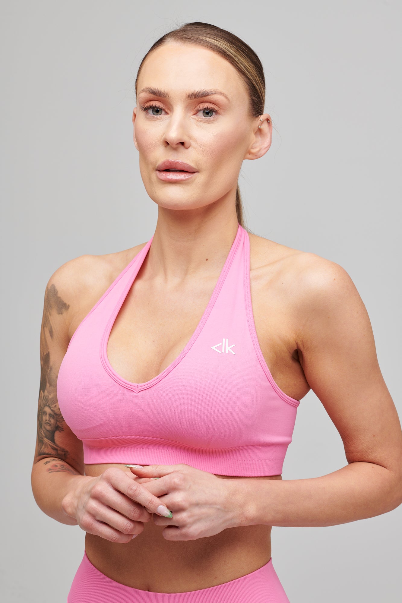 SNATCHED SEAMLESS SPORTS BRA- PINK